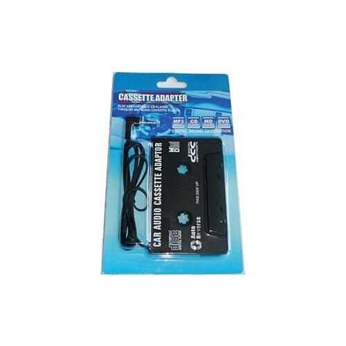 Wholesale Car Cassette Tape Stereo Adapter Tape Converter For iPod For iPhone MP3/4 AUX Cable CD Player 3.5mm Jack Plug