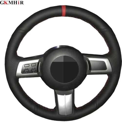 Car Steering Wheel Cover Artificial Leather For Mazda MX-5 Miata 2009 - 2012 2013 2014 RX-8 2008-2013 CX-7 CX7 2007 2008 2009