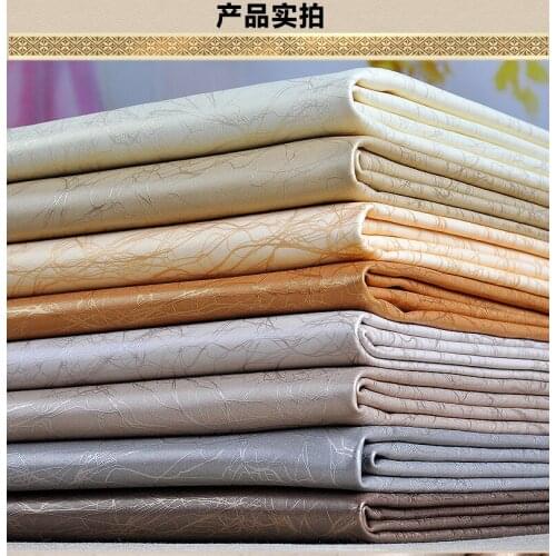 European lightning pattern artificial PU leathe fabric bedside soft pack hard pack sliding door sofa background wall cloth 1m