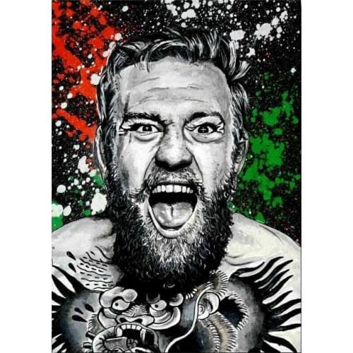 Lot style Choose Conor McGregor Art print Silk poster Home Wall Decor