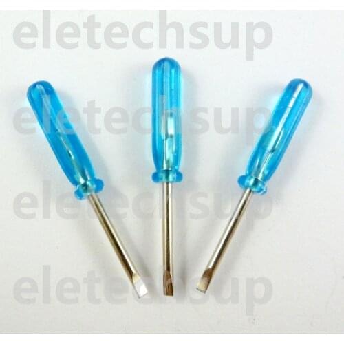Mini 2.0mm Slotted Flat-blade screwdriver for Adjustable potentiometer 3296 3362 3386 3266 3006 EVM3ESX50B DD06AJSA TB398