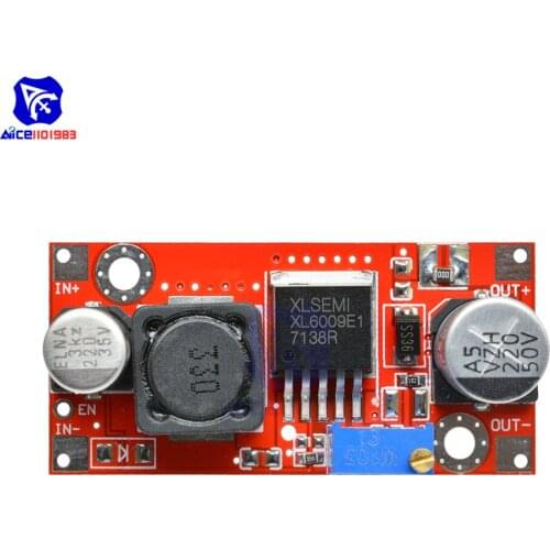 Diymore XL6009 DC -DC DC 3 -32V to DC 5 -35V 4A Step Up Boost Converter Power Supply Module Replace LM2577 Board