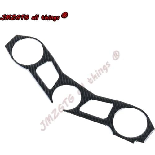 For KAWASAKI ZX10R 2011-2015 Motorcycle Carbon Fiber Decal Sticker Pad Triple Tree Top Triple Clamp Upper Front End Stickers