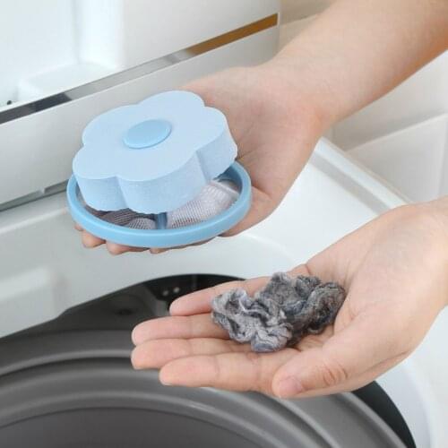 Washing Floating Pet Fur Catcher Lint Filter Bag Reusable Pet Hair Catcher Remover Tool for Washing Machine Household Tools