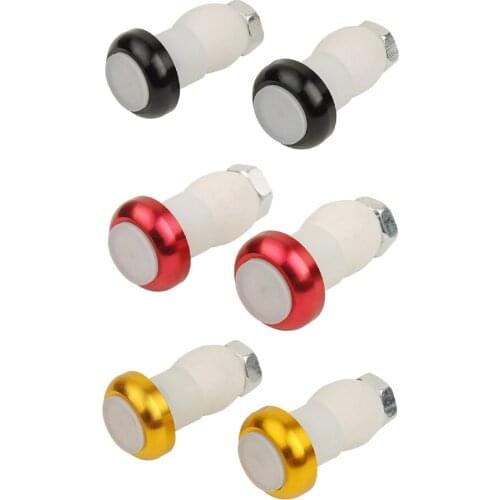 1 Pair Bicycle Handlebar Light LED Bike Turn Signal Lamp Battery Powered End Plugs Safety Warning Indicator Cycling Accessories