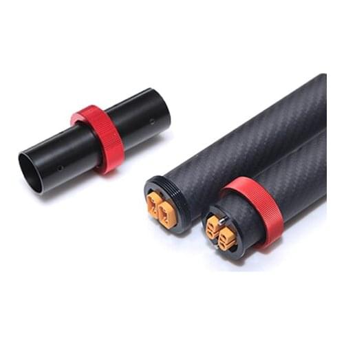 25mm 30mm Quick Release Parts Carbon Tube Fitting Folding Arm+Dedicated Plug Assembly Pipe Clamp Tubling Clip for UAV Drone