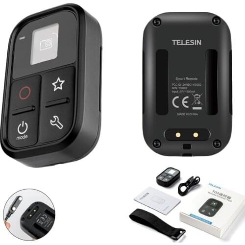 2020New Design for Gopro Accessories 1m Waterproof Wifi Remote Control Mount For GoPro Hero 8 7 6 5 3 3+ 4 Session Sports Camera