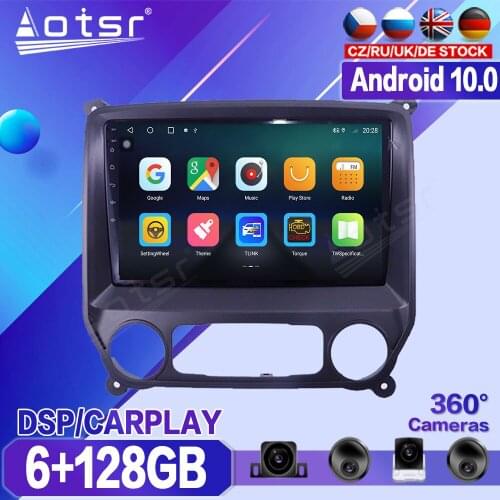 For Chevrolet Silverado GMC Sierra VIA Vtrux Truck 2014-2018 Car Multimedia Player Stereo Android Auto Radio GPS Navi Head Unit
