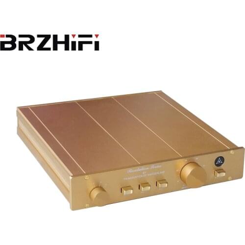 BRZHIFI Factory Supply Classical WEILIANG AUDIO Clone FM155 HiFi Preamplifier Gold Power Amplificador Tube Preamp Amplificatore
