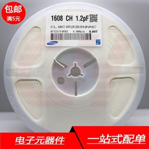 CL10C161JB8NNNC CL10C160JB8NNNC CL10C160JB8NFNC CL10C1R2CB8NNWC CL10C1R2CB8NNNC CL10C1R2BB8NNNC 0603 16pF 1.2pF 50V C0G ±5% ±0.1