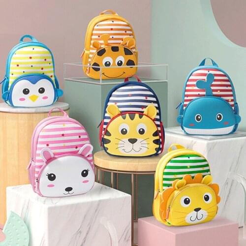 Kid Boy Girl Cute Baby Toddler Kids 3D Cartoon Animal Mini Animal Backpack Schoolbag Shoulder Bag Gift