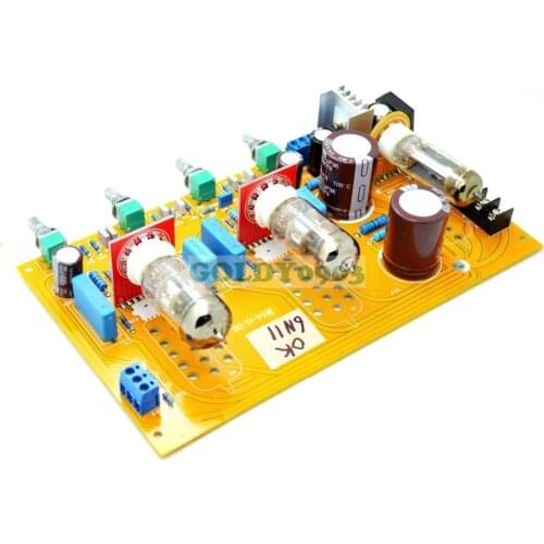 New Bile AC Dual-Channel Preamp Tube Amplifier Preamp Bile Tone Board 6N11-J(6DJ8/ECC88/6922) Preamplifier Board