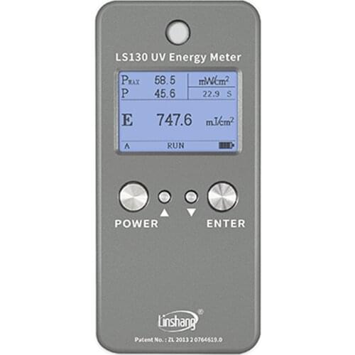LS130 UV Light Meter Measure UV Energy UV Irradiance Same Time Test intensity And Energy Value of High Pressure Mercury Lamp