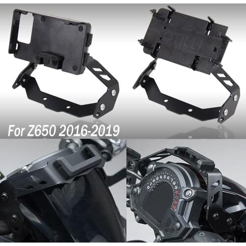 NEW Z 650 Mobile Phone GPS Holder Navigation Bracket Mounting Adapter Bracket Fit FOR Kawasaki Z650 z650 2016 2017 2018 2019