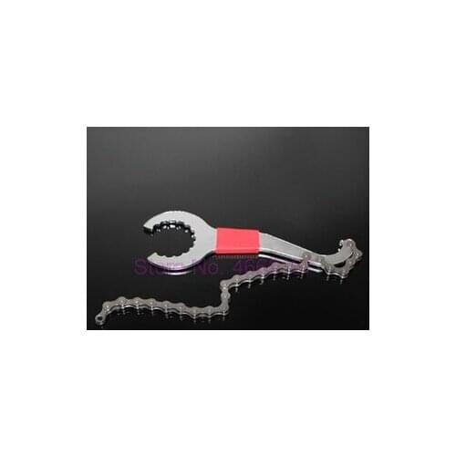 By DHL 100 PCS Bike Chain Repair Wrench Whip Bottom Bracket Freewheel Wrench Portable Maintance Hand Tool Carbon Steel