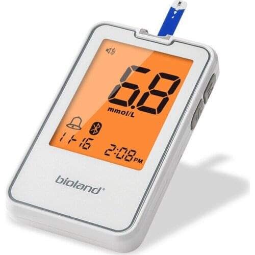 Portable Blue Tooth Transmission Less Blood Fast Speed Home Glucometer Blood Glucose Monitor Glucose Meter