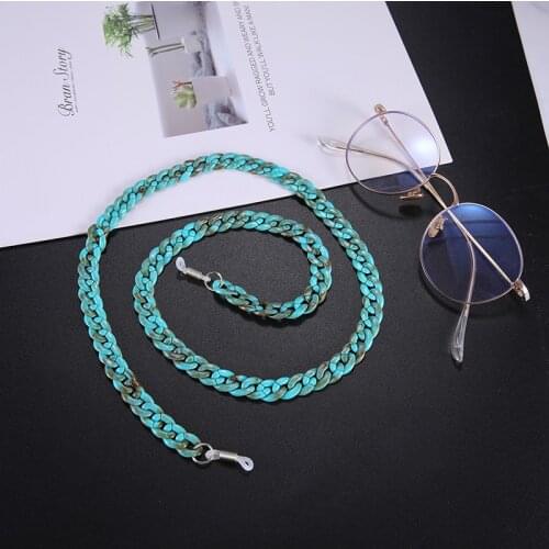 Chic Women Lanyard Sunglasses Chain Acrylic Reading Glasses Chains Hanging Neck Chains Cords Holder Eyeglasses Strap