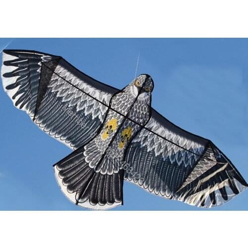 Outdoor Sports High Quality 2.4m Power Eagle Kite With Handle and Line Easy Control Flying 100% Original Factory