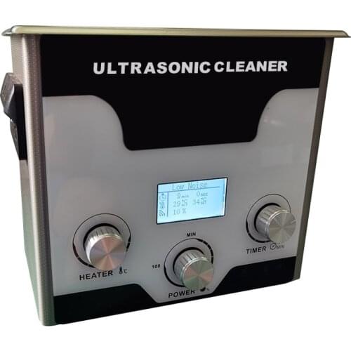 ZC-030KK LCD Panel Ultrasonic Cleaner Power Stepless Adjustable With Basket PVC Hose Connector Lid