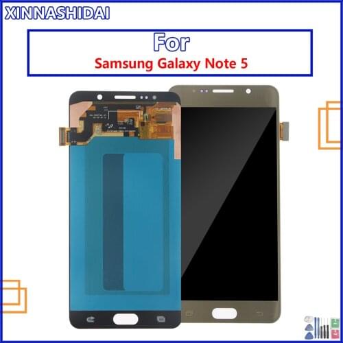 Super AMOLED Lcds for SAMSUNG Note 5 Note5 N920A N9200 SM-N920 LCD Display Touch Screen Digitizer Assembly