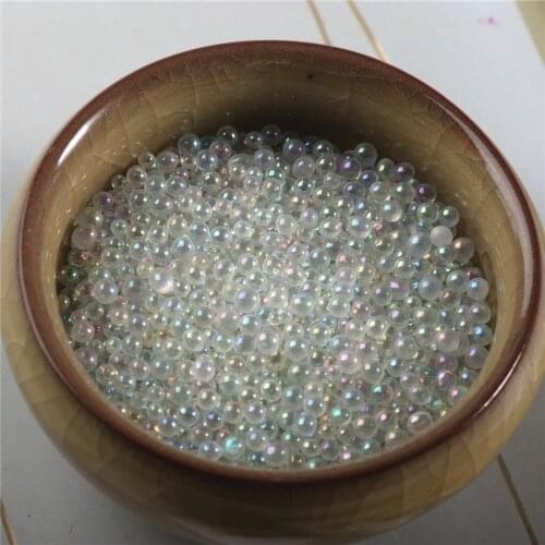 10G 0.4-3mm Mini Bubble Ball Beads Silicone Mold UV Resin Epoxy Filler Resin Filling DIY Nail Art Decor for Resin