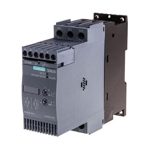 3RW3026-1BB14 3RW30261BB14 3 Phase Soft Starter - 25 A Current Rating, 3RW30 Series, 11 kW Power Rating