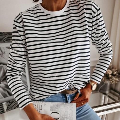 CHURSES Women's Striped Shirts
