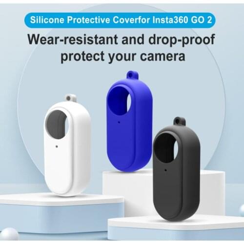 For Insta 360 GO2 Shadow Stone Thumb Anti Shake Silicone Cover Camera Anti Falling And Wear-resistant Protection Soft Shell