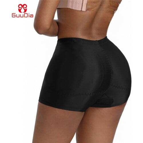 GUUDIA Women Body Shaper Shorts Padded Hip Butt Enhancer Waist Trainer Body Shaper Seamless Buttock Shapers Bum Push Up Panties