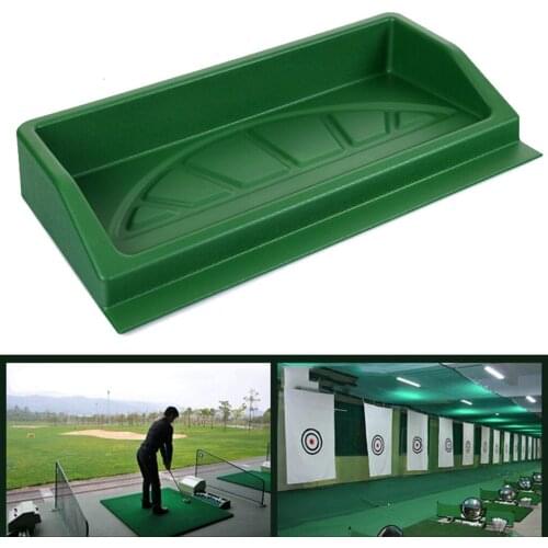 Golf Ball Tray (Green) Driving Range Golf Balls Container Organizer –Keep Your Golf Ball Under Control Down at The Driving Range