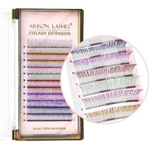 Fashion Glitter Eyelash Extension with diamond c curl Makeup Individual False Eyelashes Glitter Silver Shimmery colourful lashes