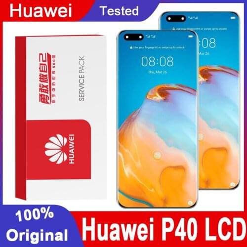 Original 6.1'' Display Replacement With Frame For Huawei P40 LCD Touch Screen Digitizer Assembly for Huawei P40 Display Screen