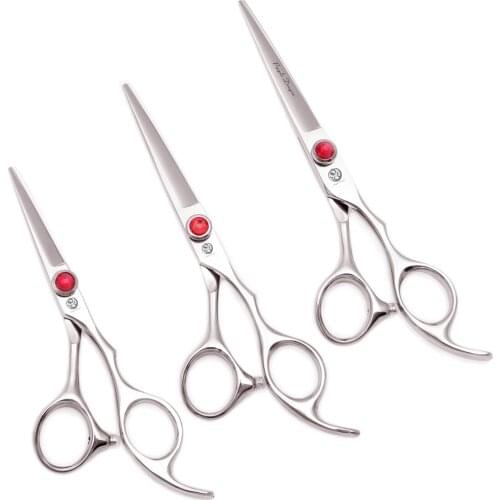 Hairdressers Scissors 5" 5.5" 6" Japan 440C Purple Dragon Barber Hair Cutting Scissors Salon Adjustable Screw 9013# Sharp Edge