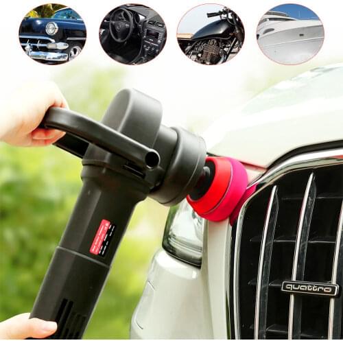 Polishing Pad Kit Sponge Foam Buffing Pads Wool Buffer Pad M14 Drill Adapter Car Care Polisher Attachment for Sanding, Waxing