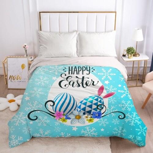 Luxury Duvet cover Quilt/Blanket/Comfortable Case Single Double Queen King Bedding 140x200 240x220 240x260 Eastey Sea blue