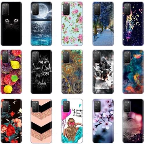 Silicon Case For Huawei Honor X10 Case Soft TPU Back Cover For Honor X10 MAX HonorX10 10X 5G Phone Cases Bumper Protective Shell