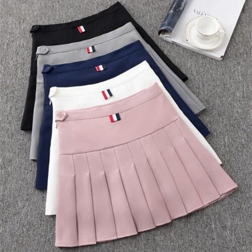 Mini Pleated Skirt Women Fashion Casual High Waist A Line Short Skirts 2021 Korean Style Egirl Clothes Aesthetic Kawaii Bottoms