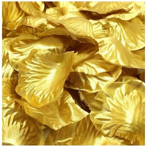 1000 marriage petals marriage bed flower petals gold and silver color. 2'' * 2''. 1000 pcs/lot. Romantic Wedding Decorations