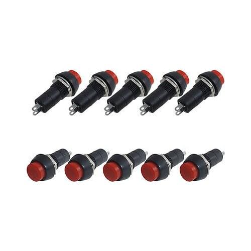 AC 250V 3A On/Off Self-lock Round Pushbutton Switch