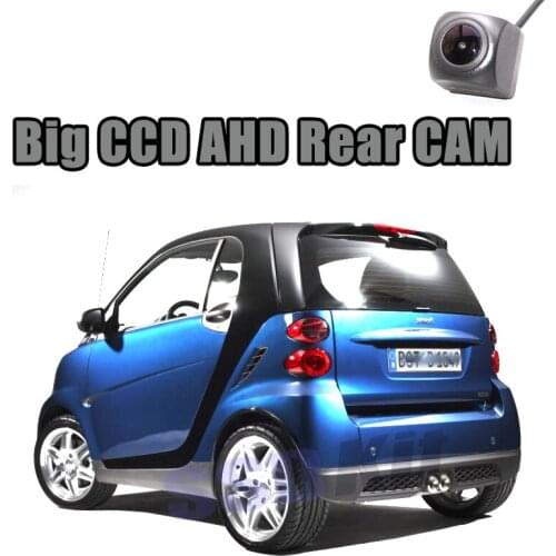 Car Big CCD Rear Camera For Smart Fortwo Forfour MB W451 2007~2014 Reversing Super Night View AHD 720 1080 WaterPoof Back CAM