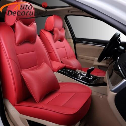 AutoDecorun Genuine Leather Cover Seat for Infiniti qx80 qx56 Automobiles Seat Cover Set Cowhide Auto 7 Seat Cushion Accessories