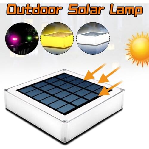 Solar Light Outdoor Solar Post Cap Light IP65 Waterproof Fence Light for Fence Deck Pathway Patio Garden Decoration Lighting