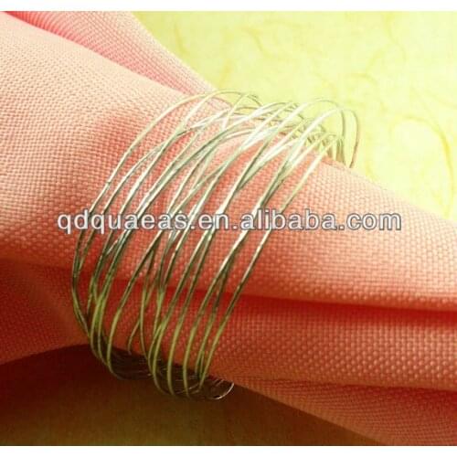 Napkin rings silver metal, metal napkin holder wholesale