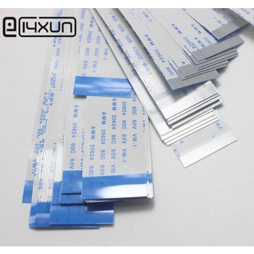 10PCS FPC Ribbon Flexible Flat CABLE PITCH 0.5MM 110mm 4/5/6/7/8/1011//12/13/16/20/20/24/26/28/30pin