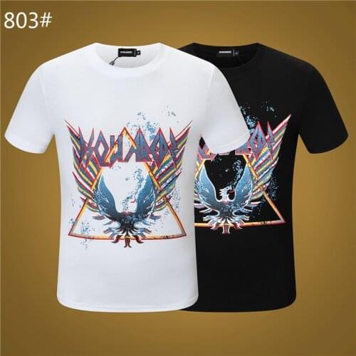 2021 Printed Bird Wings T-shirt Brand DSQ2 Mens Plus Size M TO 3XL T-shirt for Mens Metal Dsquared2 3D Printing Cool T-shirt