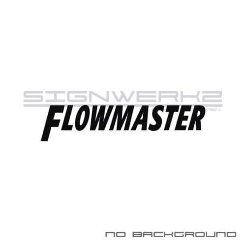 For 2Pcs/Pair flowmaster Decal Sticker racing American Ford Dodge Mopar exhaust Pair Car Styling