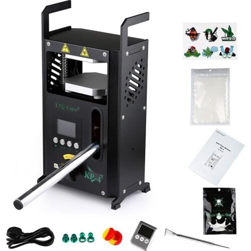 New hydraulic rosin hot press 4 tons dual heating plate portable oil wax extraction tool shipped from the US and EU warehouses