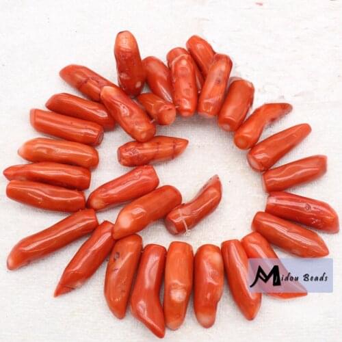 Wholesale Orange Coral Capsicum Shape Loose Beads 8",Beads For DIY Jewelry making ,We provide mixed wholesale for all items