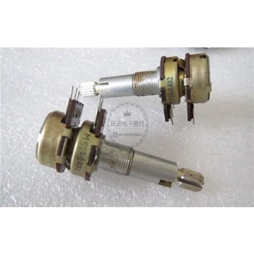 Original new 100% 16 Type M50KAx2 double axis double tone power amplifier volume potentiometer handle length 36mm SWITCH