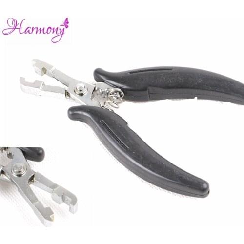 1 Pc Pliers Heat Glue Keratin Bonding Square Tip Hair Extension Pliers Micro Rings Removal Hair Extension Pliers